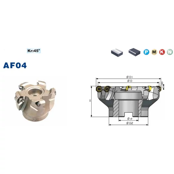 HELVET AF04.05B40.160.10 Marófej